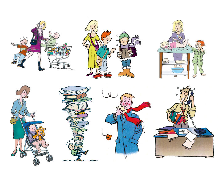 Illustrations numériques - Annonceur : BOIRON - Agence : JUMP France