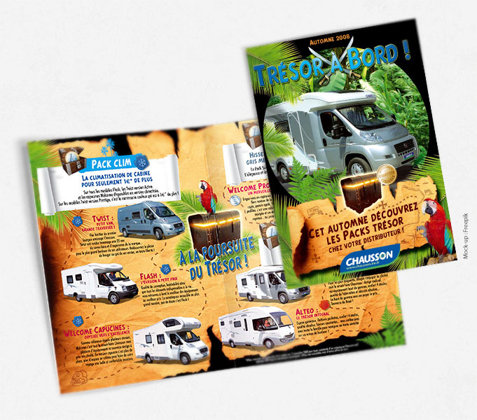 Brochure 4 pages Chausson - Agence : Manado